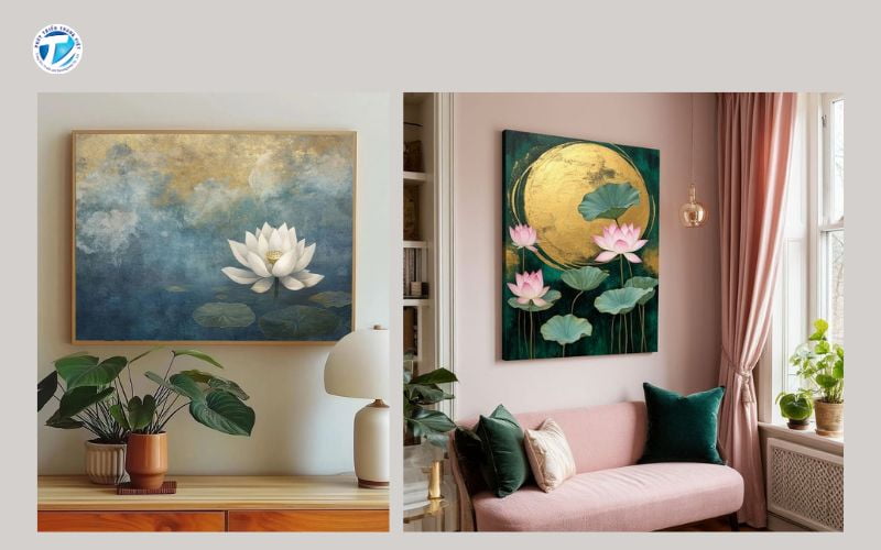 In tranh vải lụa với nhiều kích thước khác nhau